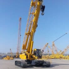 XCMG Official Hoist Equipment 55 ton telescopic crawler crane XGC55T crane crawler price